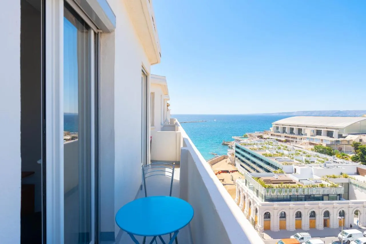 Appartement T2 ** Vue Mer ** Balcon ** Plage Catalans Marseille France